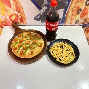 Meal For 2 Non Veg Combo (Medium Pizza + French Fres + Coke 750Ml)