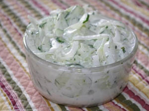 Cream (onion) Salad