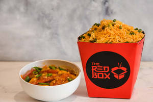 Egg Schezwan Fried Rice With Cauliflower Munchurian