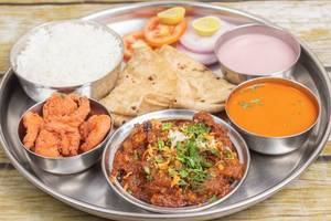 Prawns Fry Thali