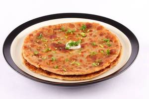 Rasoi aloo paratha with sweet lassi