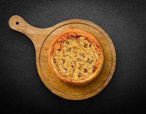 Achari mushroom pizza