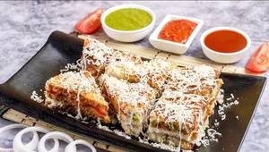 Hot Schezwan Veggie Cheese Grill