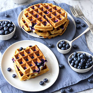 Blueberry Creamcheese Waffle