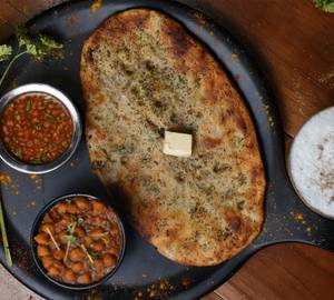 Mix Veg Kulcha with Chana
