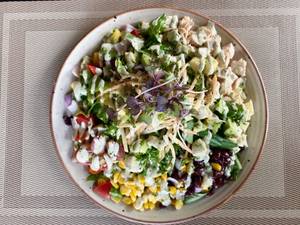 South Western Chicken Salad With Avocado Dressing