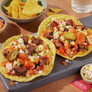 Grilled Buff Tostadas