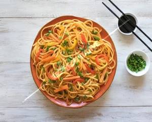 Veg Triple Schezwan Noodles
