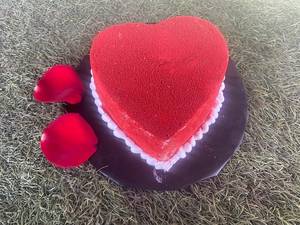 Red Velvet Bento Cake [ Heart Shape ]