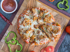 Manchurian Double Crust Pizza [8 Inches]