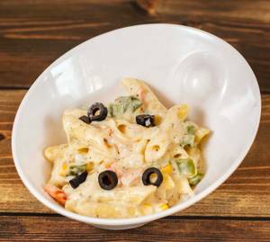 White Sauce Mushroom  Penne Pasta