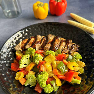 Grilled Chicken With Roasted Veggies