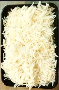 Plain white rice