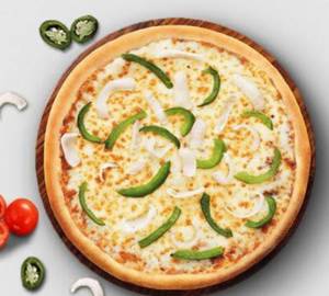 Cheese capsicum pizza