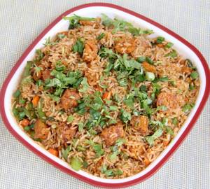 Veg Manchurian Fried Rice