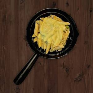 White cheese pasta