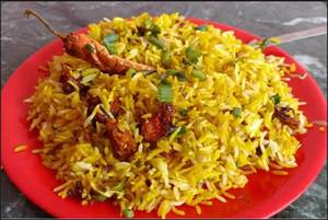 Chicken singapori rice