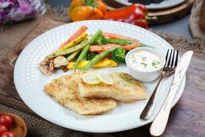 Grilled Fish With Lemon Butter Sauce