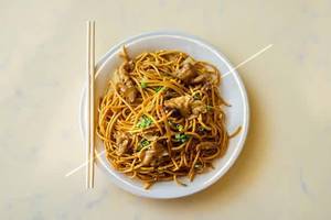 Chicken Pan Fried Noodles