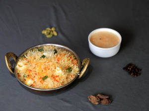 Paneer biryani ( Serves 1)