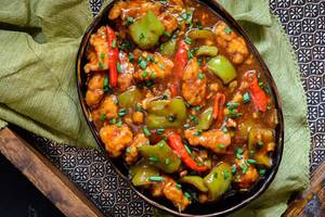 Chilli garlic chicken  gravy