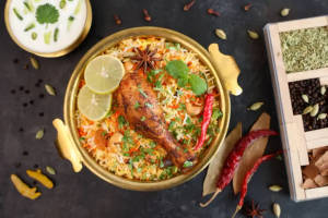 Chicken egg biryani