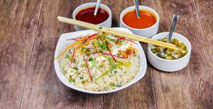 Vegetable Burnt Garlic Rice