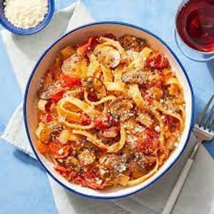 Mushroom Pasta (Red Sauce)