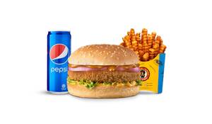 Veg Snacker Burger Combo