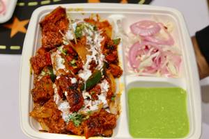 Masala Soya Chaap (dry)