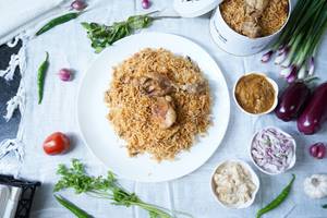 Chicken Plain Biriyani (khushka)