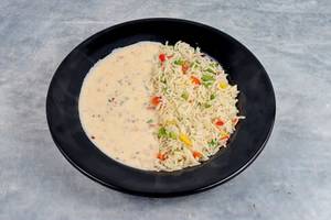 Bell Pepper Rice With Paparika Sauce