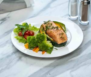 Grilled Salmon Steak