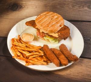 Fried Chicken Burger Meal
