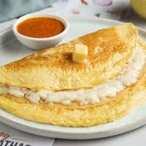 Anda Peppy Paratha With Cheese