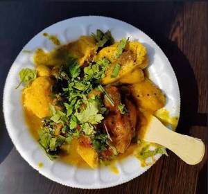 Bread Pakoda with Kadhi