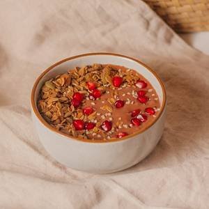 Coffee And  Raw Cacao Smoothie Bowl
