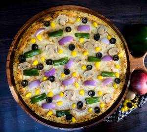 7" Small Farm Fresh Supreme Pizza