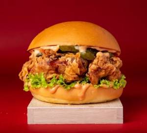Crunchy Fried Chicken Burger