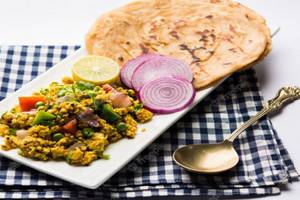 Paneee Bhurji With 3 Butter Roti