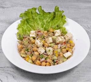 Quinoa Chickpeas Paneer Salad
