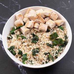 Healthy Spinach And Chicken Bowl