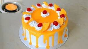 Eggless Orange Crush Cake