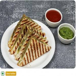Aloo Mutter Grilled Sandwich