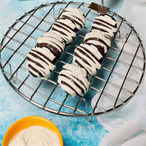 Dark And White Chocolate Pancakes