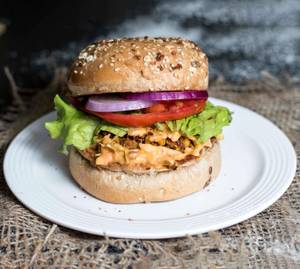 Grilled Paneer Delight Burger                                                                                               