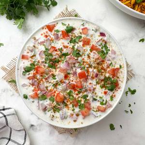 Onion and Tomato Raita