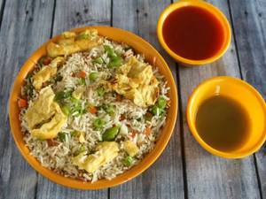 Triple Egg Fried Rice