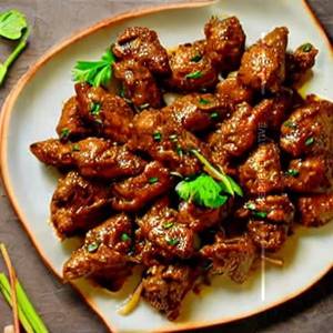 Chicken Liver Pepper Fry 