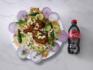 Chicken Tangdi Biryani + Coke(250 ml pet bottle)